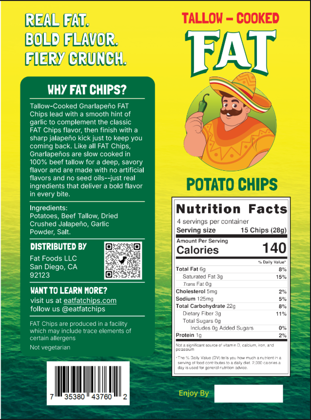 4oz FAT Chips - GNUT
