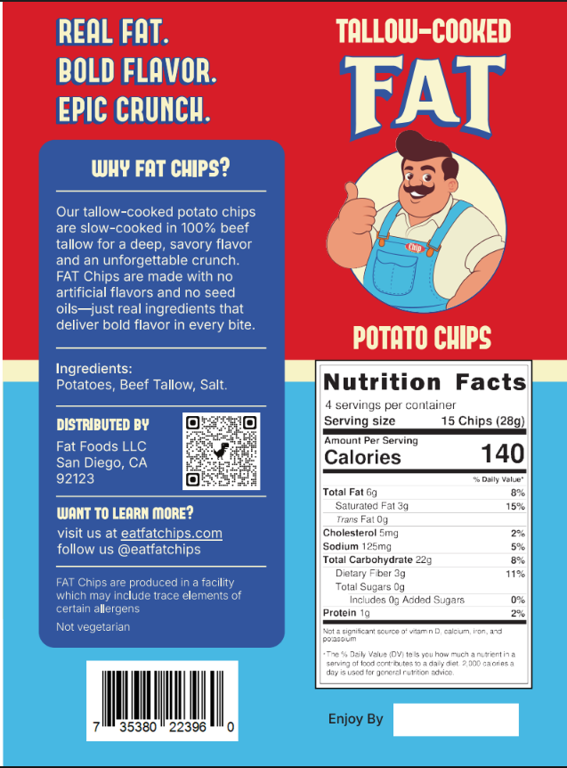 4oz FAT Chips - CNUT