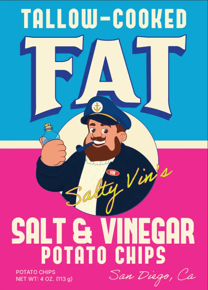 Fat Chips, Salty Vin's
