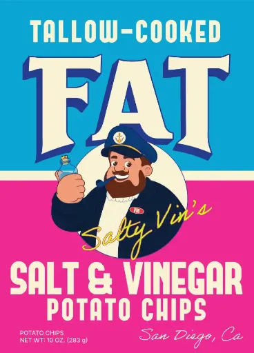 Fat Chips, Salty Vin's